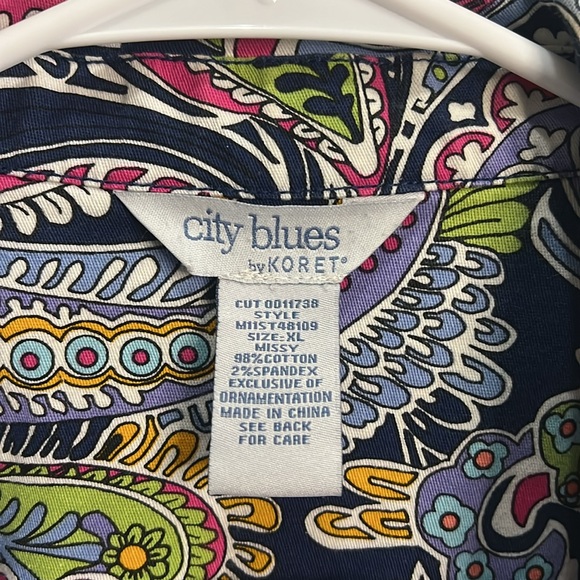 City Blues by Korey size XL jacket Blazer - Picture 3 of 5